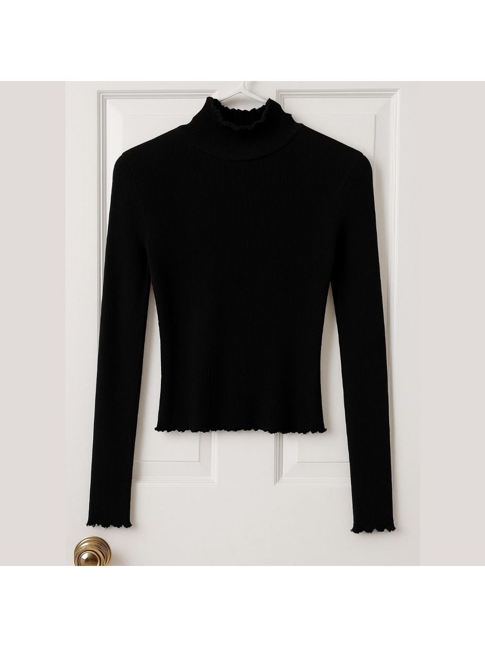 Wonder Nation Girls Black Turtleneck Sweater Size 7/8